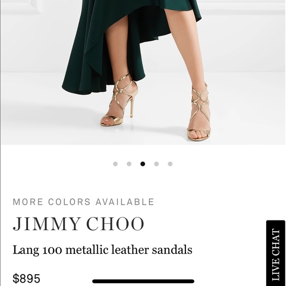 Jimmy choo lang gold Clearance